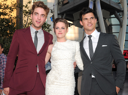 Robert Pattinson, Kristen Stewart, Taylor Lautner Robert Pattinson, Kristen Stewart, Taylor Lautner